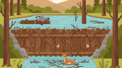 How Do Beavers Trap Animals in Their Habitats?