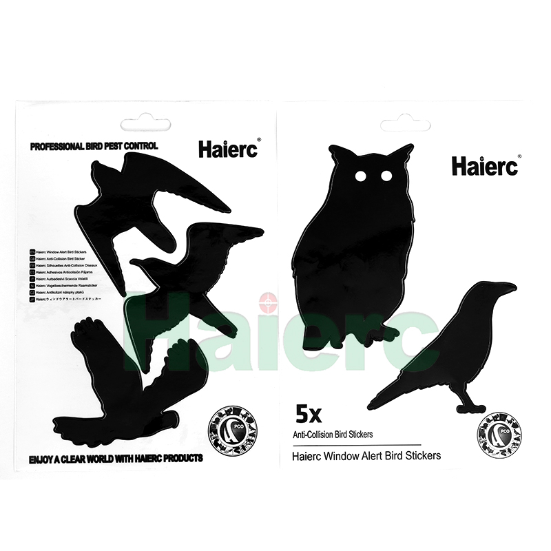 Haierc Bird Stickers for Windows Window Decals for Birds Bird Window Deflectors HC1636