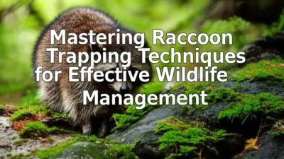 Mastering Raccoon Trapping Techniques for Effective Wildlife Management